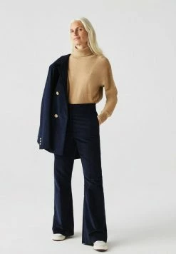 Lacoste DAMES - Pantalon Classique - Bleu Marine