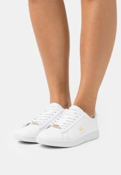 Lacoste CARNABY EVO - Baskets Basses - White/gold