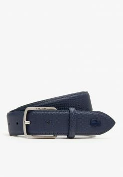 LACOSTE - CEINTURE HOMME RC4009 - Ceinture - Marine 166