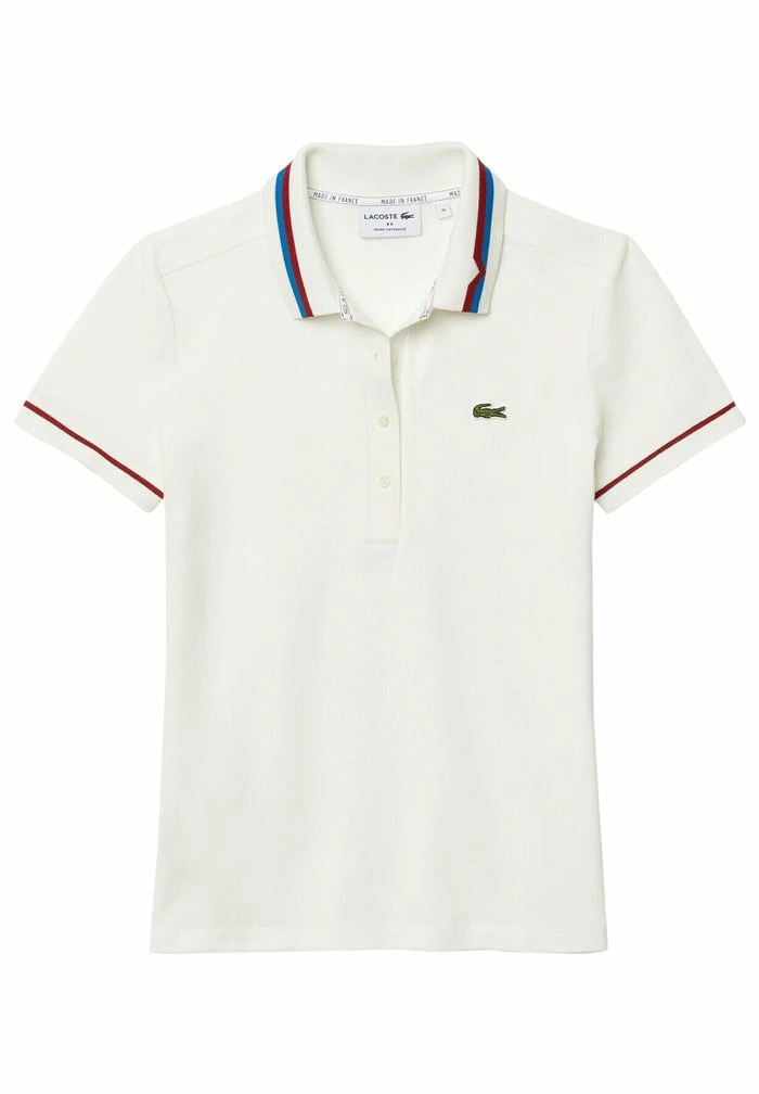 Lacoste Polo - Blanc / Rouge / Bleu 5 Lacoste Polo - Blanc / Rouge / Bleu – Image 5