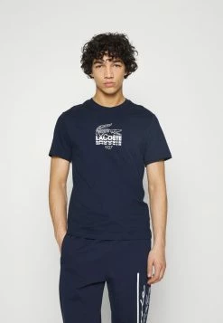 Lacoste T-shirt Imprimé - Navy Blue -Lacoste Soldes Magasin a333375ff9e243ed894c47f3274f5e8f