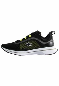 Lacoste RUN - Baskets Basses - Blk Lt Ylw