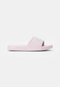 Lacoste SLIDE - Mules - Light Pink White