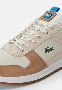 Lacoste JOGGEUR - Baskets Basses - Off White/brown -Lacoste Soldes Magasin a46e9a8a92f74db8a4095842267cd1b7