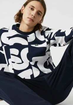 Lacoste Sweatshirt - Bleu Marine Blanc 9 Lacoste Sweatshirt - Bleu Marine Blanc -Lacoste Soldes Magasin a5b99e0bd4b04715ab436b2023c84f3a