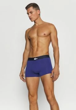 Lacoste 3 PACK - Shorty - Marine/blanc-argent Chine-methylene -Lacoste Soldes Magasin a61d1cd10eb943d793aefc05eca3d387