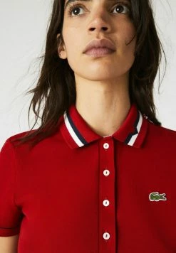 Lacoste Polo - Rouge / Blanc / Bleu Marine -Lacoste Soldes Magasin a6496b3112ee4b228e6028c816939d7d
