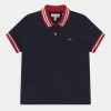 Lacoste Polo - Navy Blue/infrared/white