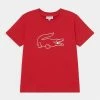 Lacoste TEE LOGO UNISEX - T-shirt Imprimé - Rouge