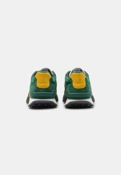 Lacoste DELUXE - Baskets Basses - Dark Green/yellow -Lacoste Soldes Magasin a6cf9fb88f484316a8d366e0ae1b0765