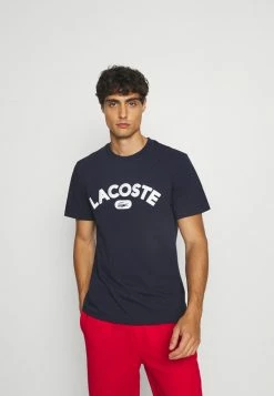 Lacoste T-shirt Imprimé - Marine