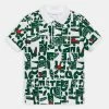 Lacoste Polo - White/green-fireman