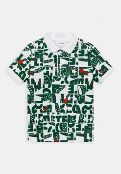 Lacoste Polo - White/green-fireman