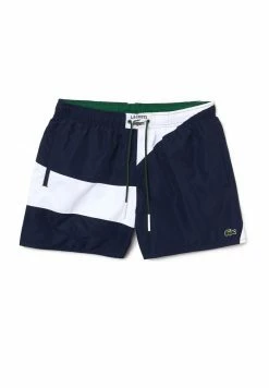 Lacoste Caleçon De Bain - Bleu Marine Blanc