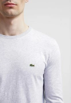Lacoste T-shirt à Manches Longues - Silver Chine -Lacoste Soldes Magasin a7c99aa89ba642ec9c787692ce38c79c