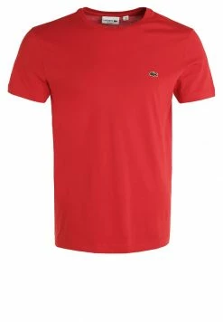 Lacoste T-shirt Basique - Rouge -Lacoste Soldes Magasin a8109e2ee35a45ae87d52b11c8b3780a