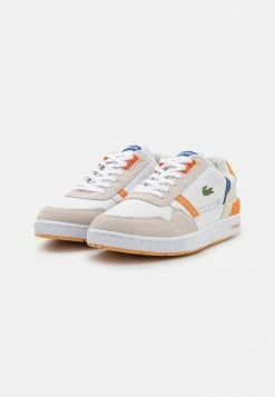 Lacoste Baskets Basses - White/orange -Lacoste Soldes Magasin a84378df805049c09a02cb264cac0f81