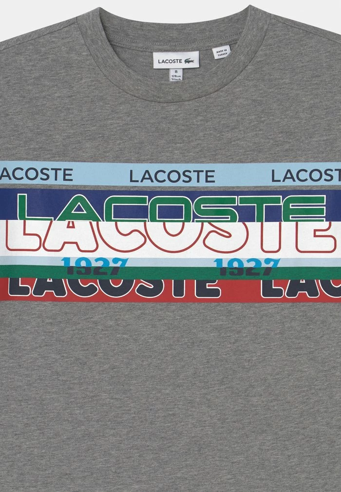 Lacoste T-shirt Imprimé - Heather Wall/multicoloured 3 Lacoste T-shirt Imprimé - Heather Wall/multicoloured – Image 3
