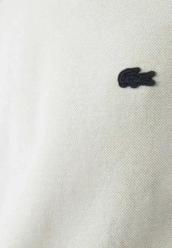 Lacoste T-shirt Basique - Blanc Beige Bleu Clair -Lacoste Soldes Magasin aa66cc2d9e4e4eca8a793e0540af01f9