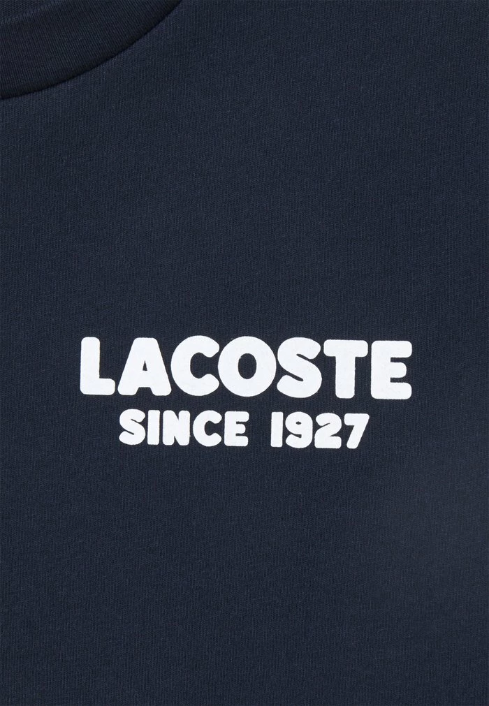 Lacoste T-shirt Basique - Marine/farine 3 Lacoste T-shirt Basique - Marine/farine – Image 3