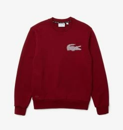 Lacoste Sweatshirt - Bordeaux -Lacoste Soldes Magasin abb0a9ab6df94d7eaa0eef5c92a5c1cf