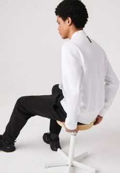 Lacoste Sweatshirt - White -Lacoste Soldes Magasin abe5aa3d44234b4b995844a434315b49