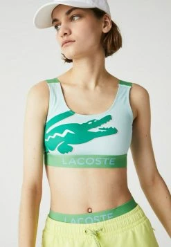 Lacoste Haut De Bikini - Turquoise /vert/ Bleu