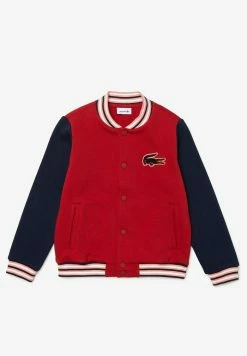 Lacoste KINDER - Sweat à Capuche Zippé - Rouge / Bleu Marine -Lacoste Soldes Magasin ac71adafdbd64638960b14d58be6cbdf