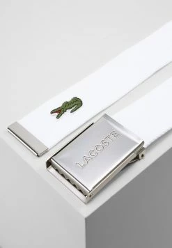Lacoste CASUAL STRAP IN KIT UNISEX - Ceinture - White -Lacoste Soldes Magasin ad8bab22a609490ab44be088ccbae932