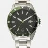 Lacoste TIEBRAKER - Montre - Silver-coloured/green