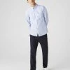 LACOSTE - Chemise - Blanc / Bleu