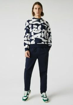 Lacoste Sweatshirt - Bleu Marine Blanc