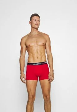 Lacoste 3 PACK - Shorty - Marine/argent Chine/rouge -Lacoste Soldes Magasin aebd0888710a45598e72b4e770ccf904