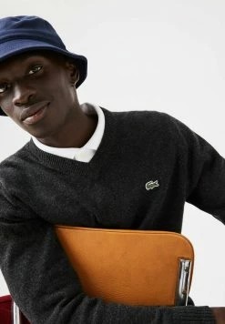 Lacoste Pullover - Gris -Lacoste Soldes Magasin b072682dad1d43df8e09af83a70f70cb