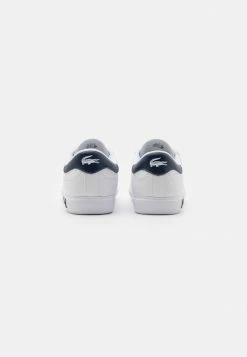 Lacoste POWERCOURT - Baskets Basses - White/navy/red -Lacoste Soldes Magasin b0f73606d8654a42bfaf71f01d750a04