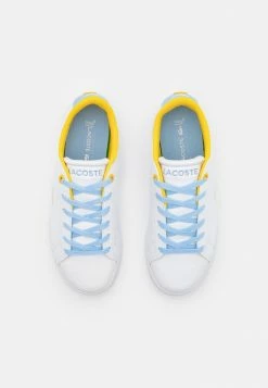 Lacoste CARNABY EXCLUSIVE - Baskets Basses - White/light Blue -Lacoste Soldes Magasin b1c339e54f9e4fb6b257639c2fa384e8