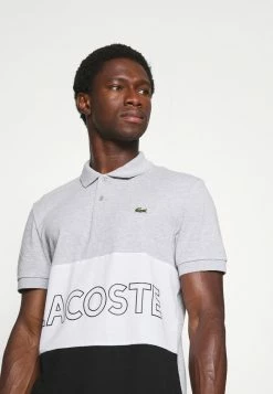 Lacoste Polo - Argent Chine/blanc Noir -Lacoste Soldes Magasin b26982e9c60d4be0bc7dfb34097ef1a9