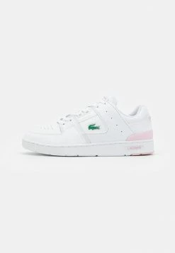 Lacoste COURT CAGE - Baskets Basses - White/light Pink