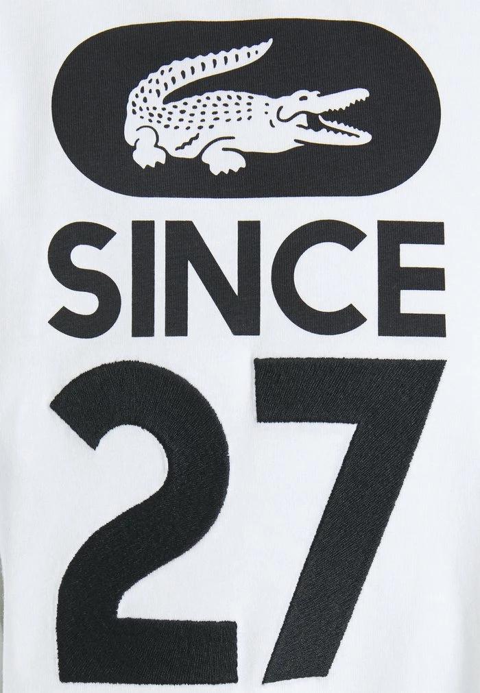 Lacoste T-shirt à Manches Longues - Blanc 3 Lacoste T-shirt à Manches Longues - Blanc – Image 3