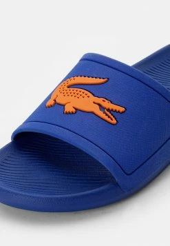 Lacoste CROCO SLIDE - Mules - Blu/org -Lacoste Soldes Magasin b36bcbd44d1d40a1acf5595dbe9b86d3
