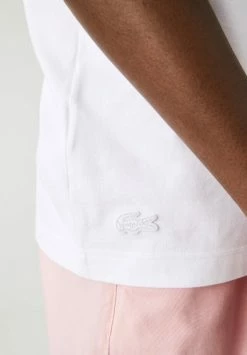 Lacoste HEREN - T-shirt Imprimé - Blanc -Lacoste Soldes Magasin b4d732a7ce604172825a02d4e058e6bb