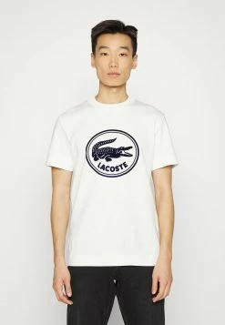 Lacoste T-shirt Imprimé - Farine