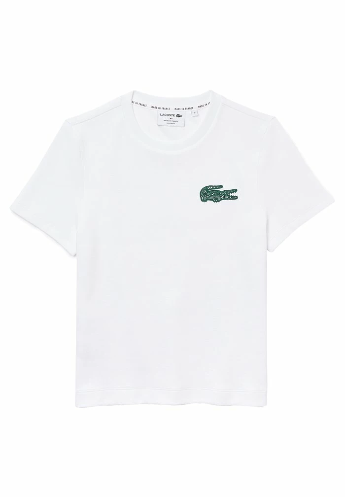 Lacoste DAMES - T-shirt Imprimé - Blanc 1 Lacoste DAMES - T-shirt Imprimé - Blanc