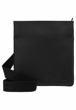 Lacoste FLAT CROSSOVER BAG - Sac Bandoulière - Black -Lacoste Soldes Magasin b6e0eb98150f44a98310a160ab978bf5