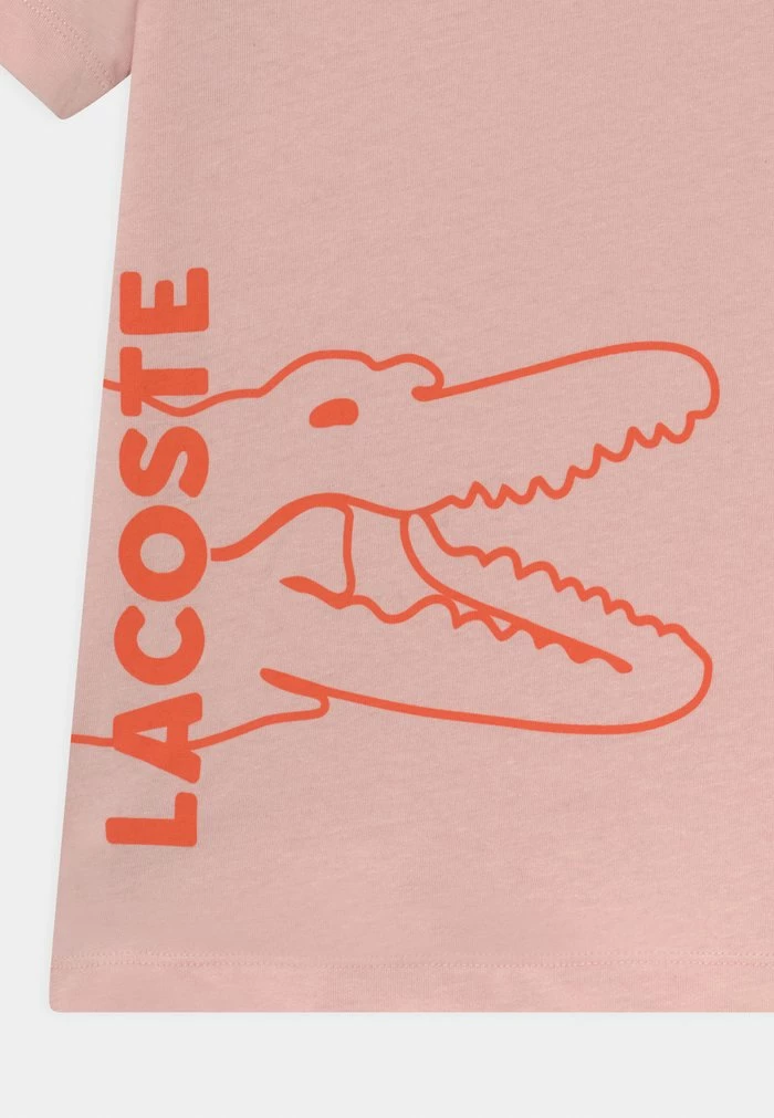 Lacoste TEE TURTLE NECK LOGO UNISEX - T-shirt Imprimé - Light Pink 3 Lacoste TEE TURTLE NECK LOGO UNISEX - T-shirt Imprimé - Light Pink – Image 3