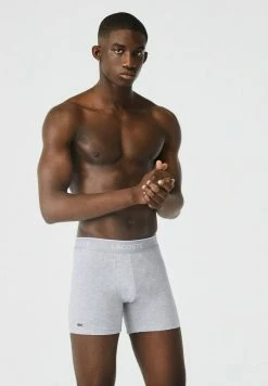 Lacoste 3 PACK - Shorty - Noir / Blanc / Gris Chine