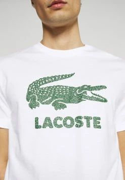 Lacoste T-shirt Imprimé - White -Lacoste Soldes Magasin b81bf948be8749edbb53f05d6a8a033a