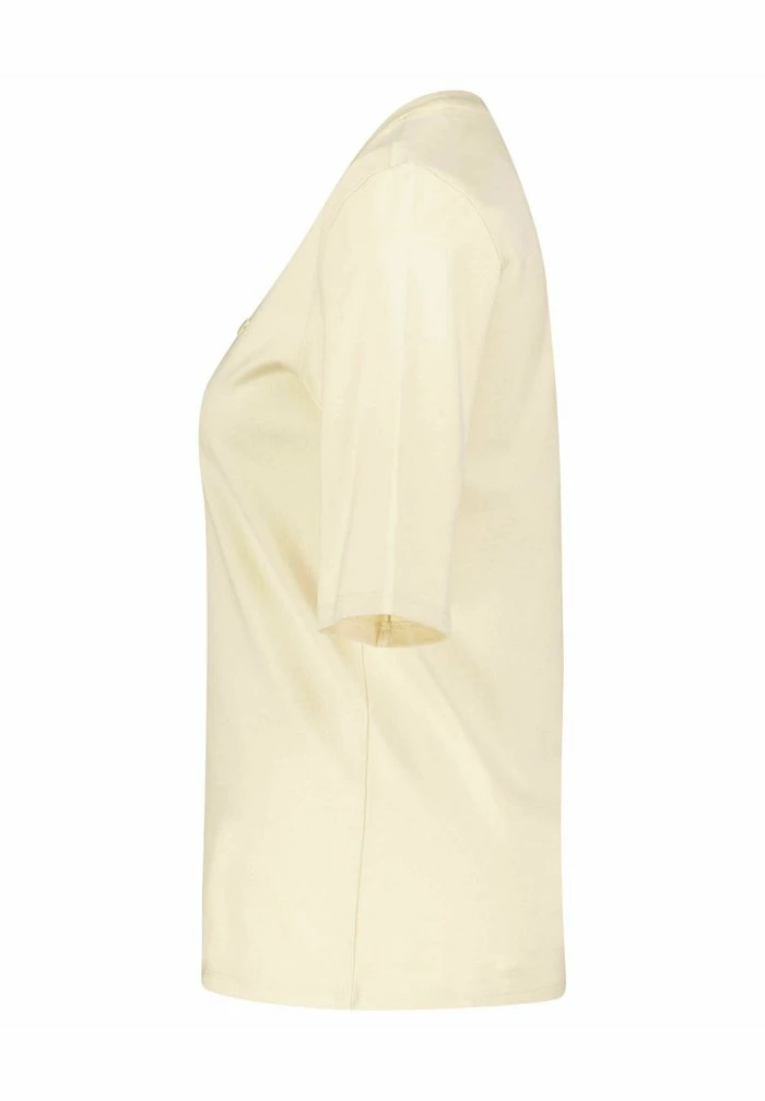 Lacoste T-shirt Basique - Beige 3 Lacoste T-shirt Basique - Beige – Image 3