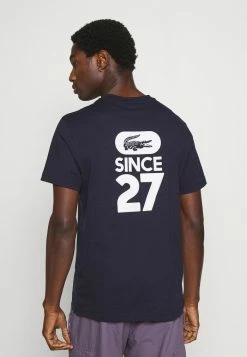 Lacoste T-shirt Imprimé - Marine -Lacoste Soldes Magasin b98dbe60a5bd4e26a71cbdd17191f77c