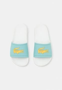 Lacoste SLIDE - Mules - Turquoise/light Blue -Lacoste Soldes Magasin ba1a775a37b84377aabdf817e332324b